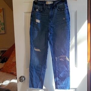 Abercrombie Girlfriend Distressed Jeans - Size 2